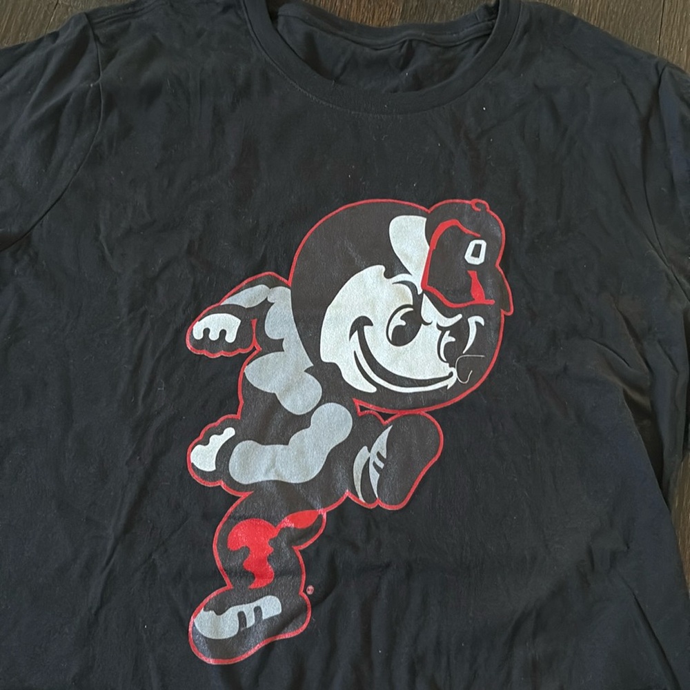 The Ohio State woman's crop t shirt